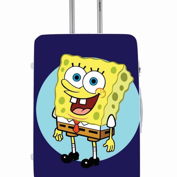 Capa Protetora Para Mala Viagem Personalizada Pequena Bob Esp