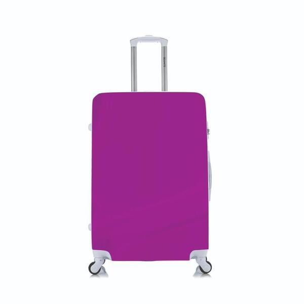 Capa Protetora Para Mala Viagem Personalizada Pequena Fucsia