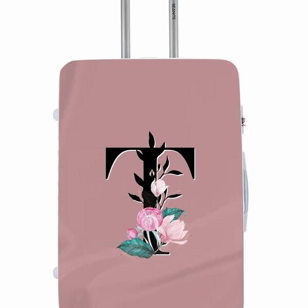 Capa Protetora Para Mala Viagem Personalizada Pequena Letra I