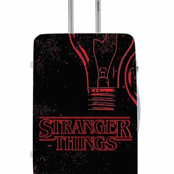 Capa Protetora Para Mala Viagem Personalizada Pequena Strange