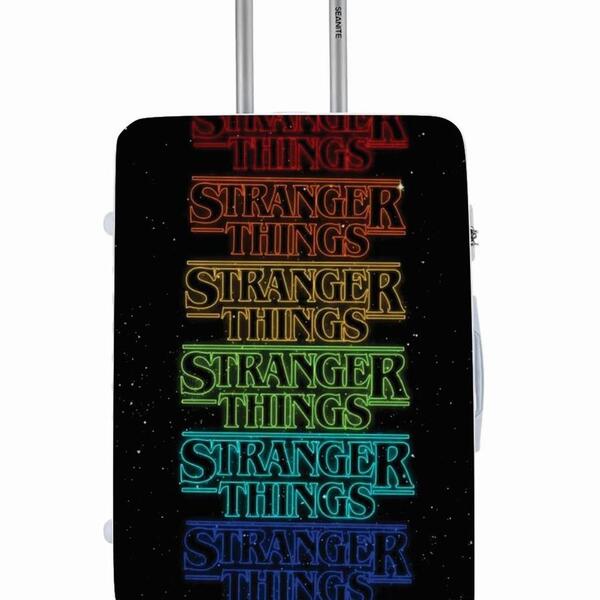 Capa Protetora Para Mala Viagem Personalizada Pequena Strange