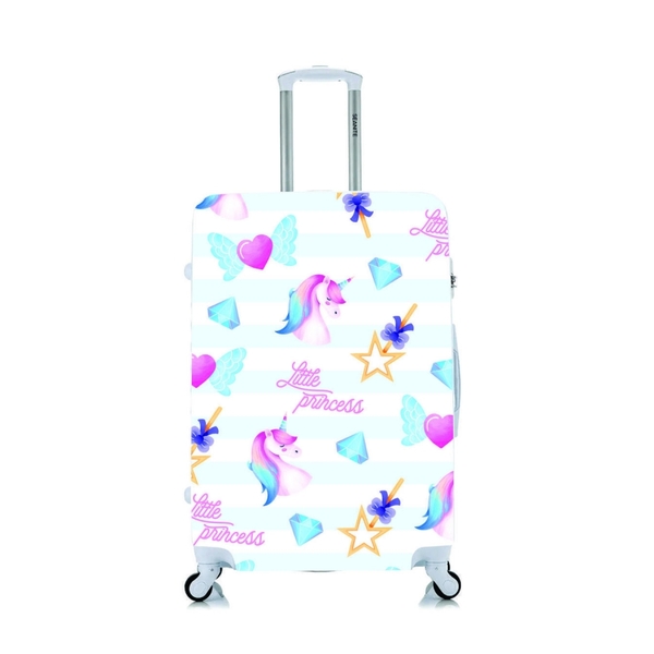 Capa Protetora Para Mala Viagem Personalizada Pequena Unicórn
