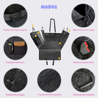 Capa Protetora Pet Impermeável Carro Banco Traseiro Madog