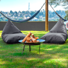 Capa Puff Cônico Cinza