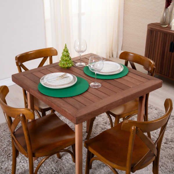 Capa Sousplat Oxford Verde Liso 35x35cm