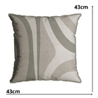 Capa Velveteen 788 Com Cordone 43 Cm X 43 Cm Castor / Areia