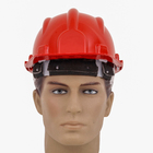 Capacete Aba Frontal Vermelho Delta Plus