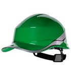 Capacete Com Aba Frontal Verde Fluorescente - Baseball Diamon