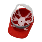 Capacete Seguranca Aba Frontal Vermelho