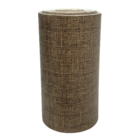 Capacho Retangular Abstrato Flex PVC Marrom Áreas Internas 0,60x1,66m Kapazi