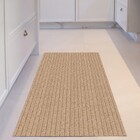 Capacho Retangular Abstrato Super Splash Polipropileno Marrom Áreas Internas 0,45x0,75m Kapazi