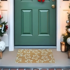Capacho Antiderrapante Retangular 60x40cm Euro Mats Natal Gingerbread