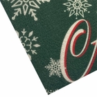 Capacho Antiderrapante Retangular 60x40cm Euro Mats Natal Verde