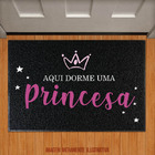 Capacho Aqui Dorme Uma Princesa