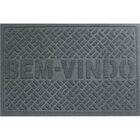 Capacho Bem Vindo 39x59cm - Kapazi - Preto
