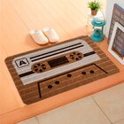 Capacho Carpet Fita Antiga Marrom Único