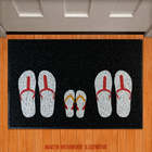 Capacho Chinelos Rosa E Chinelo Infantil