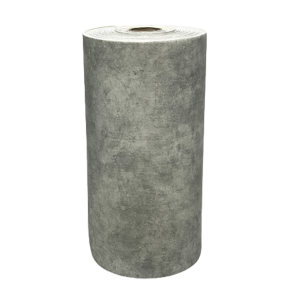 Capacho Retangular Cimento Flex Queimado PVC Cinza Áreas Internas 0,60x1,66m Kapazi