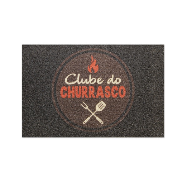 Capacho Clube do Churrasco Linha Bem Estar 60x40cm
