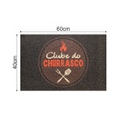 Capacho Clube do Churrasco Linha Bem Estar 60x40cm