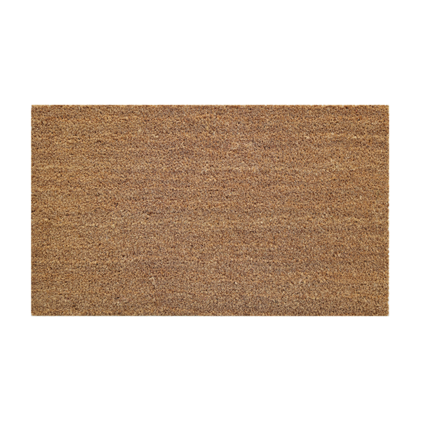 Capacho Retangular Coco Lucius Bege Áreas Internas e Externas 0,33x0,55m Inspire