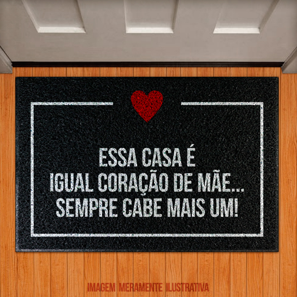 Capacho Coração De Mãe
