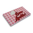 Capacho Cozinha Bom Apetite Vermelho 45x75cm