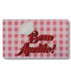 Capacho Cozinha Bom Apetite Vermelho 45x75cm