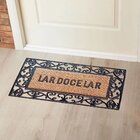 Capacho De Borracha Frame E Fibra De Coco 45x75cm - Komeco Ar