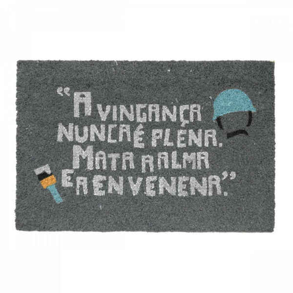 Capacho De Fibra De Coco Frase Do Seu Madruga Leroy Merlin