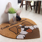 Capacho de PVC Animal Ouro 55x60cm