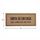 Capacho de PVC Cidade Bege  70x30cm