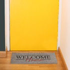 Capacho de PVC Cidade Cinza  70x30cm