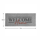 Capacho de PVC Cidade Cinza  70x30cm