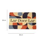 Capacho Decorativo Lar Doce Lar 1x38x58 Cm - D'rossi