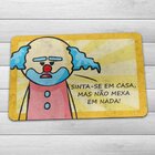 Capacho Drpepper Paiaço "sinta-se Em Casa" (eco Slim)