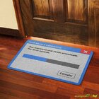 Capacho Eco Slim 3mm Janela De Mensagem Campainha