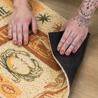 Capacho Encantos PVC Bege Internas 40x60cm