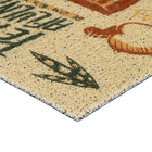 Capacho Encantos PVC Bege Internas 40x60cm