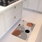 Capacho Retangular Espiral Super Splash Polipropileno Multicolorido Áreas Internas 0,45x0,75m Kapazi