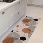 Capacho Retangular Espiral Super Splash Polipropileno Multicolorido Áreas Internas 0,45x1,50m Kapazi