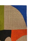 Capacho Estampado Retangular Curvas Sisal Multicolorido Áreas Internas e Externas com Cobertura 0,40x0,60m Apaeb