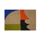 Capacho Estampado Retangular Curvas Sisal Multicolorido Áreas Internas e Externas com Cobertura 0,40x0,60m Apaeb