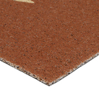 Capacho Fé e Axé PVC Marrom Internas 40x60cm