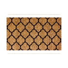 Capacho Fibra de Coco Arabesco Marrom 75x45cm