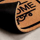 Capacho Fibra de Coco Arsene Welcome Marrom 0,60x0,40m Inspire