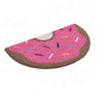 Capacho Fibra de Coco Donuts Rosa 70x40cm