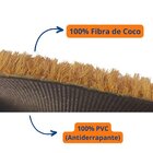 Capacho Fibra De Coco Estampado Antiderrapante 30x60cm - Joli