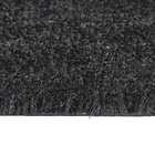 Capacho Fibra de Coco Hello Preto 75x45cm