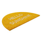 Capacho Fibra de Coco Hello Sunshine Amarelo 70x40cm Inspire